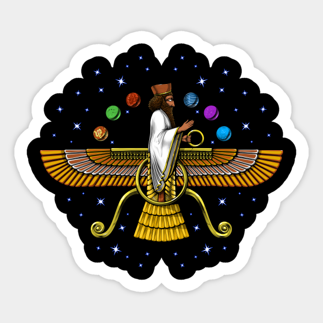 Anunnaki Aliens Symbol Anunnaki Sticker TeePublic